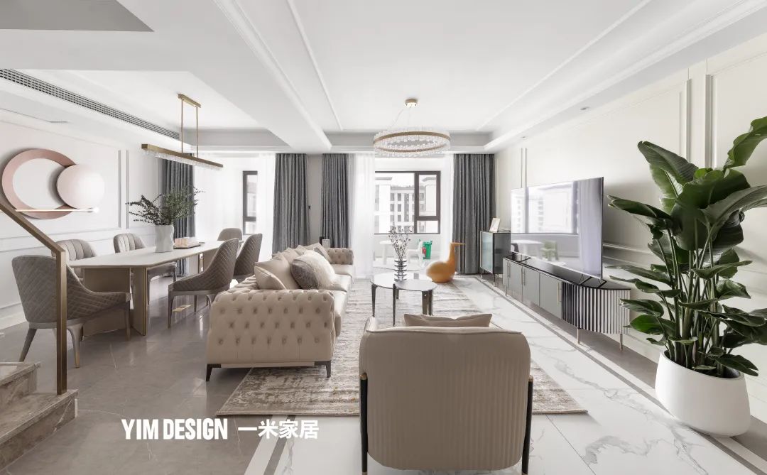 现代轻奢复式住宅丨许杨泉,金玲-11