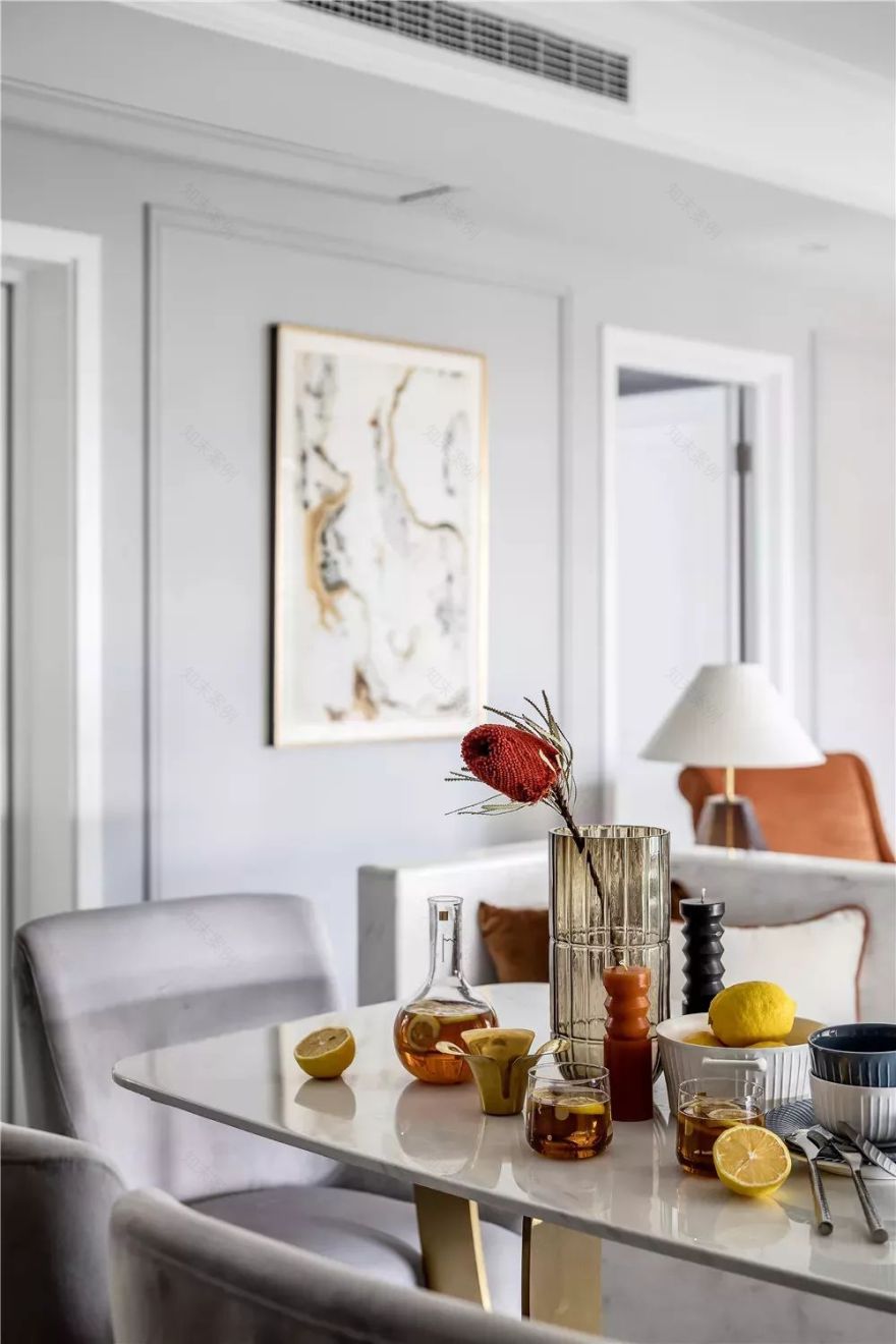 110㎡现代轻奢家居设计-16