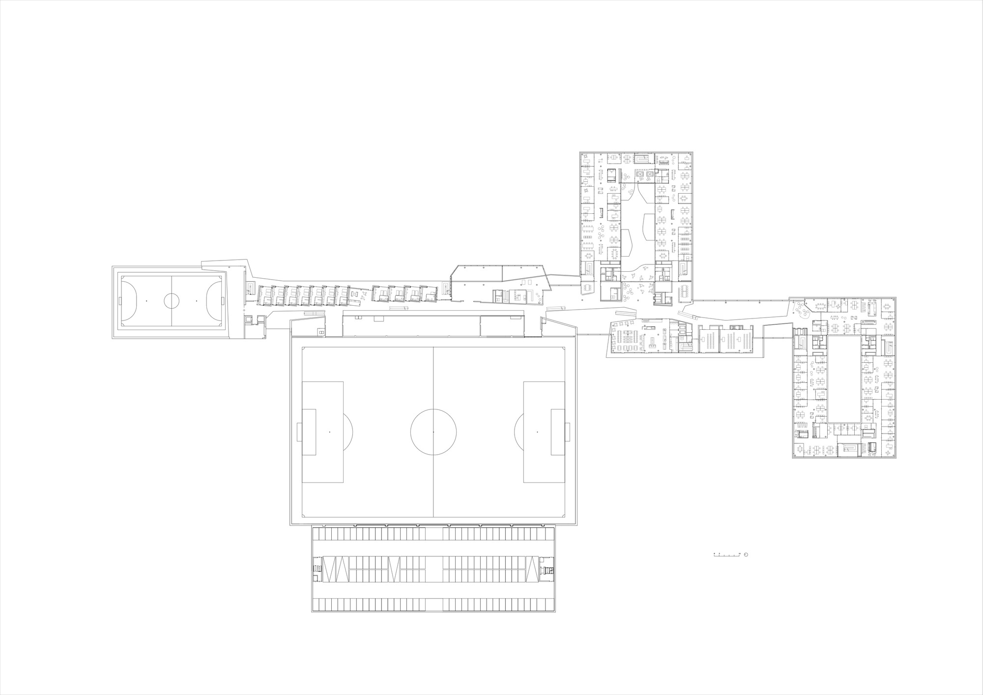 德国足球协会校园丨德国法兰克福丨kadawittfeldarchitektur-12
