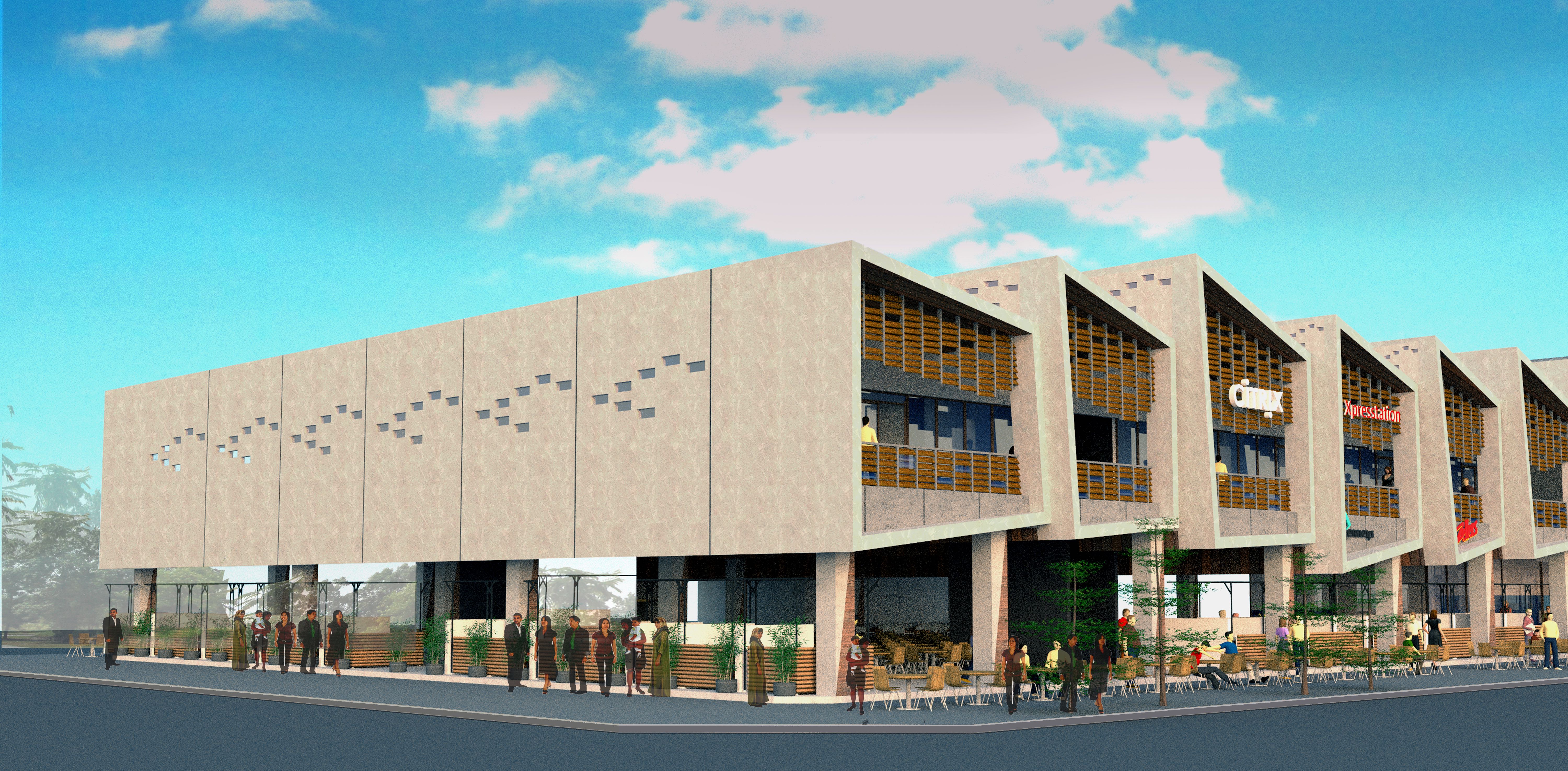 融合马来文化的现代商业建筑-14