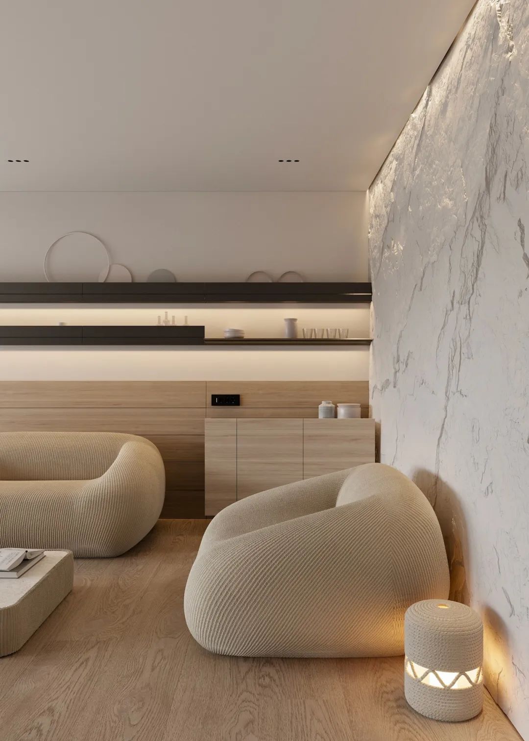 巴塞罗那现代轻法式住宅丨西班牙巴塞罗那丨Alex Tolkachev-85