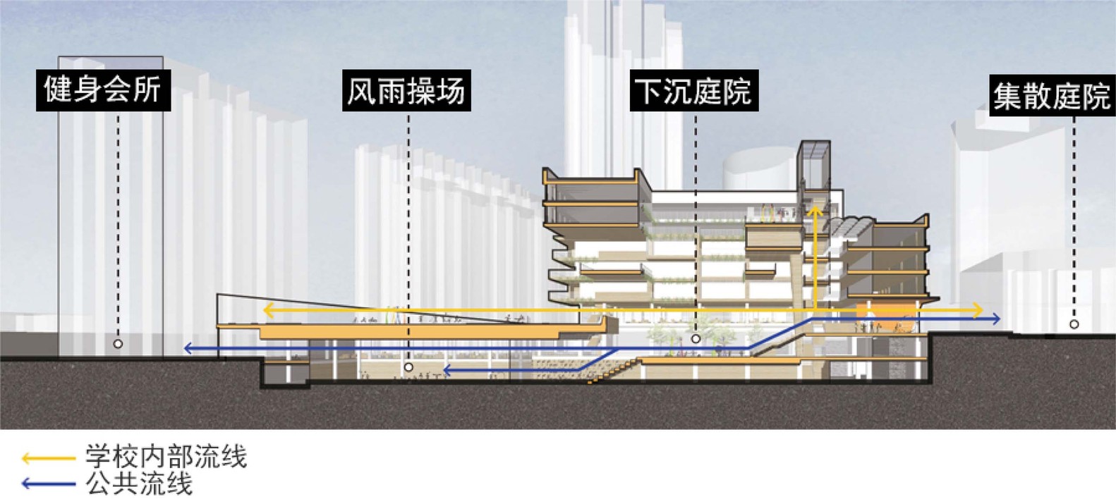 深圳福田区绿意盎然的外语小学北校区-14