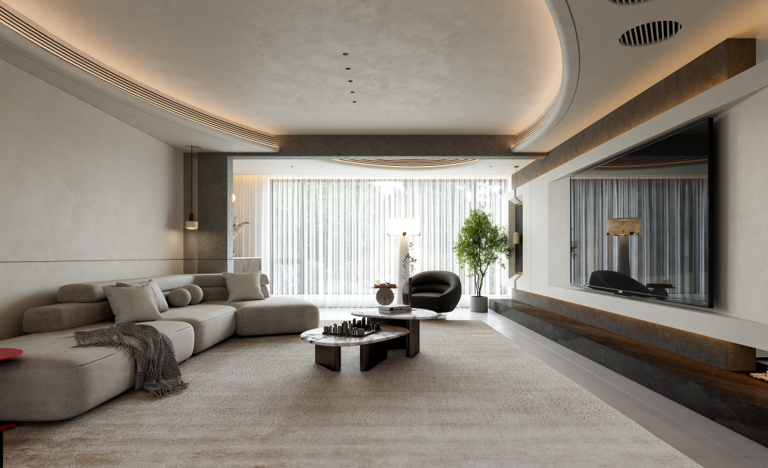 置地中心大平层丨中国合肥丨安徽印空间设计事务所-3