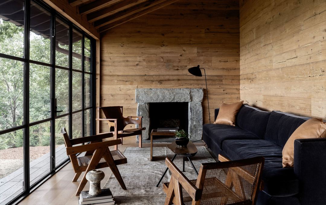 Betsy’s Cabin 私人木制小屋丨美国北卡罗来纳丨Paul Bates Architects-2