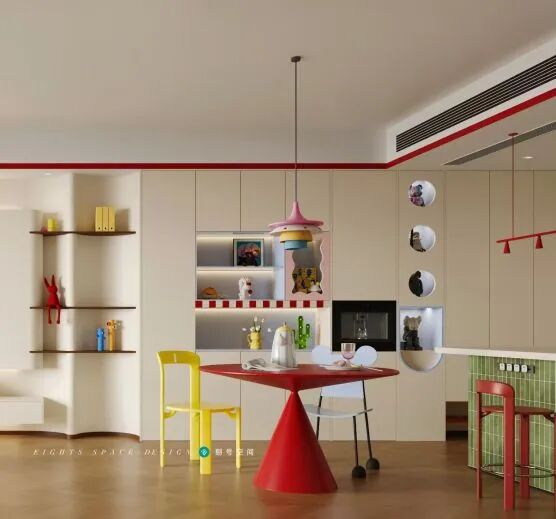 OriginalDesign|作品赏析|留香园126㎡普通户型，装出“宫崎骏动画里的家”，邻居以为进了童话片场…-61