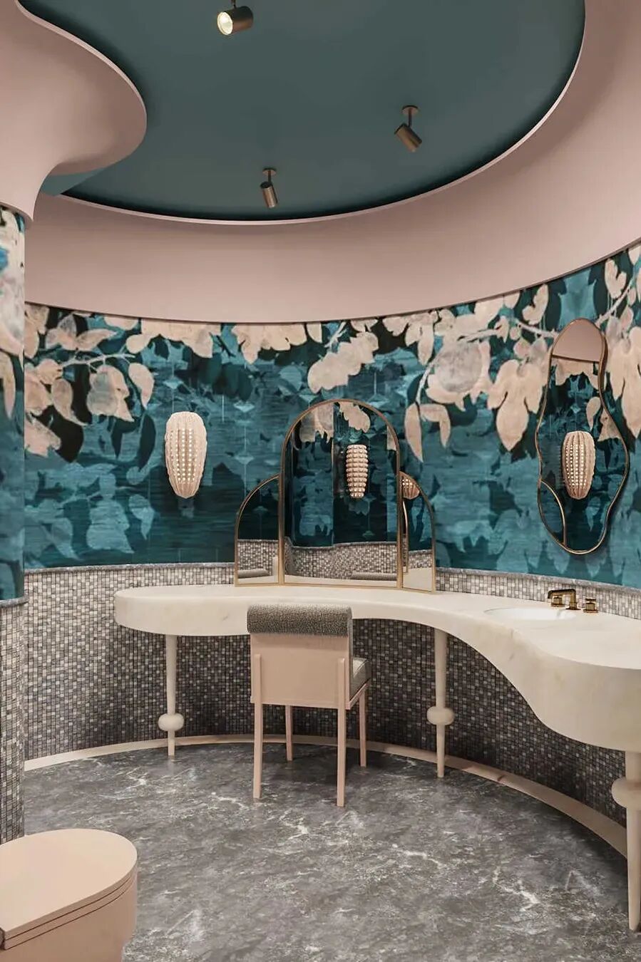 香港全新超级豪宅「天御 THE LEGACY」法式餐厅丨中国香港丨法国设计师Jean  Louis Deniot-23