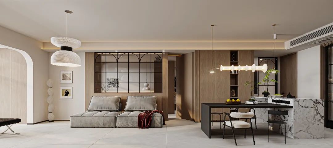合悦华府丨中国西安丨西安.大小空间设计-1