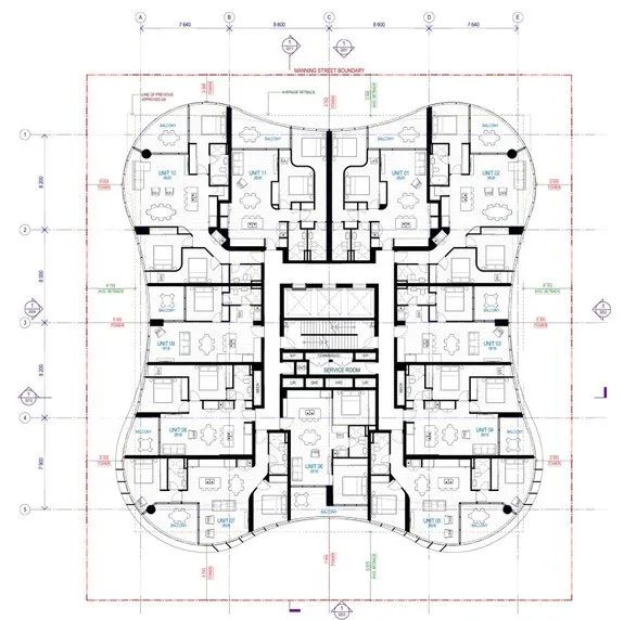 澳大利亚曲线公寓设计，自然融入城市生活-95