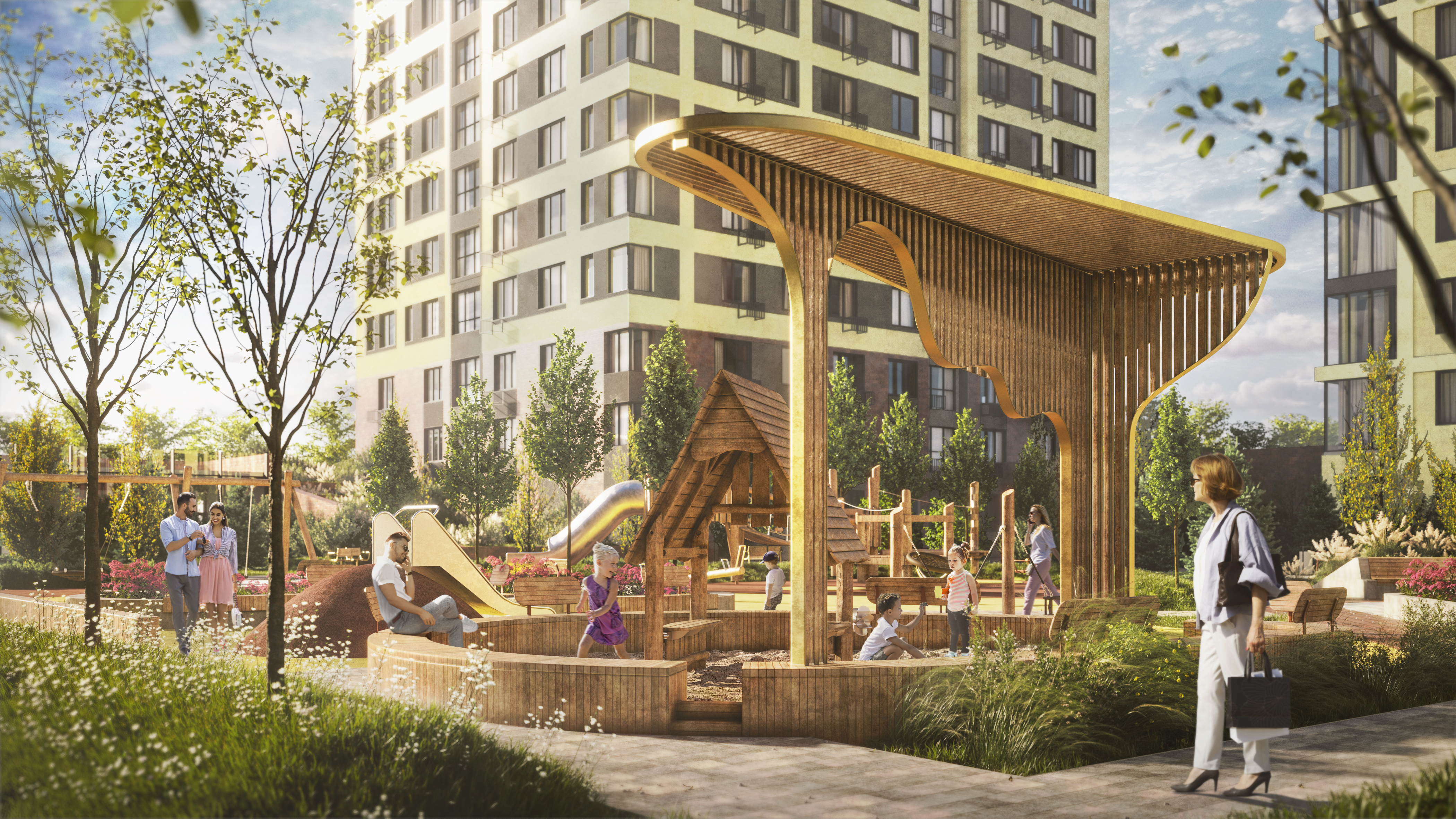 西伯利亚花园住宅景观设计丨俄罗斯-18