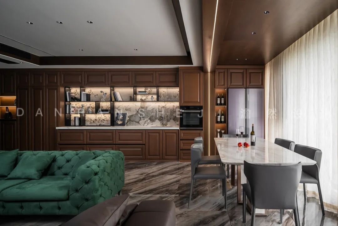 意式摩登风 · 招商云邸的三居室设计丨澹然团队-22