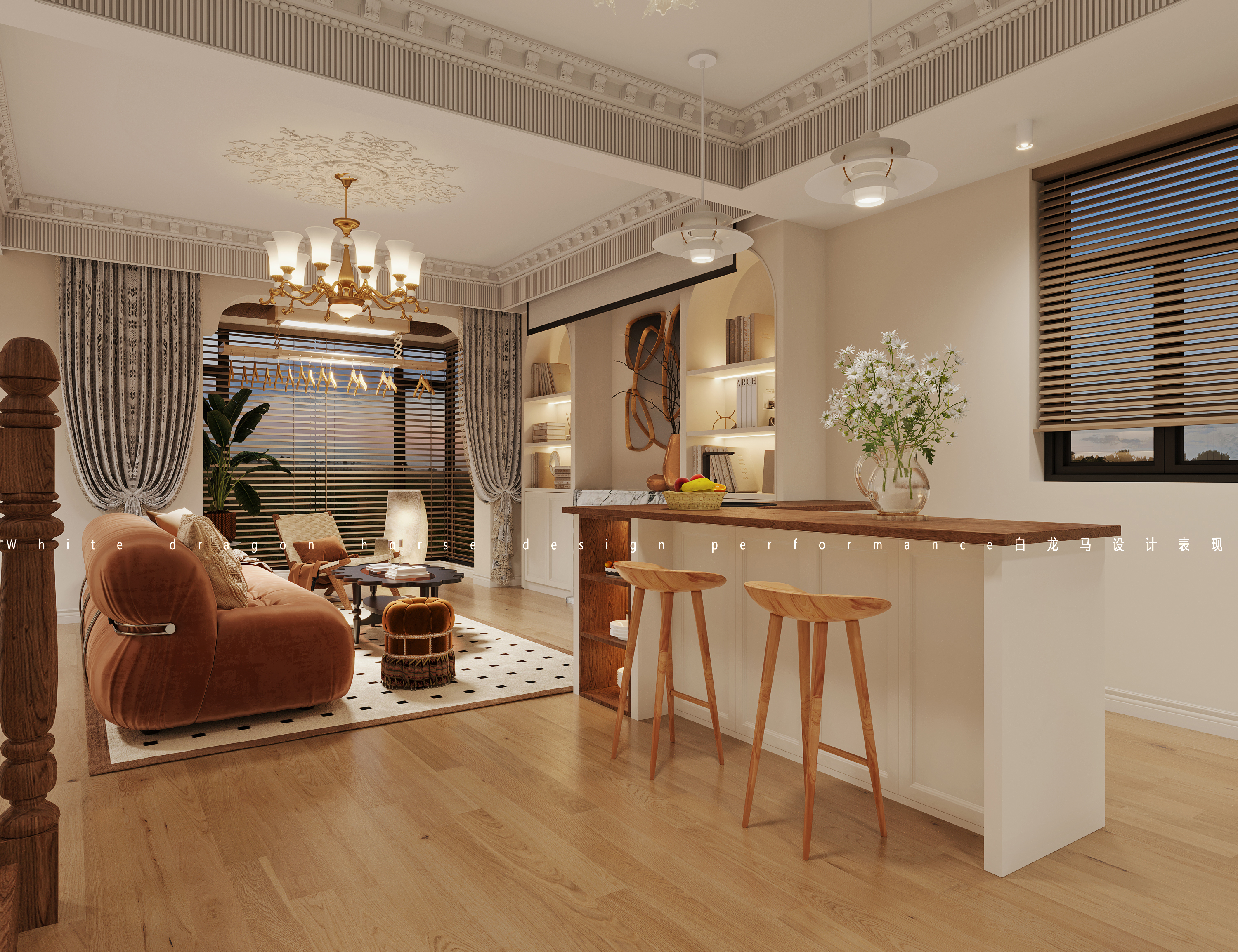 法式复古别墅-5