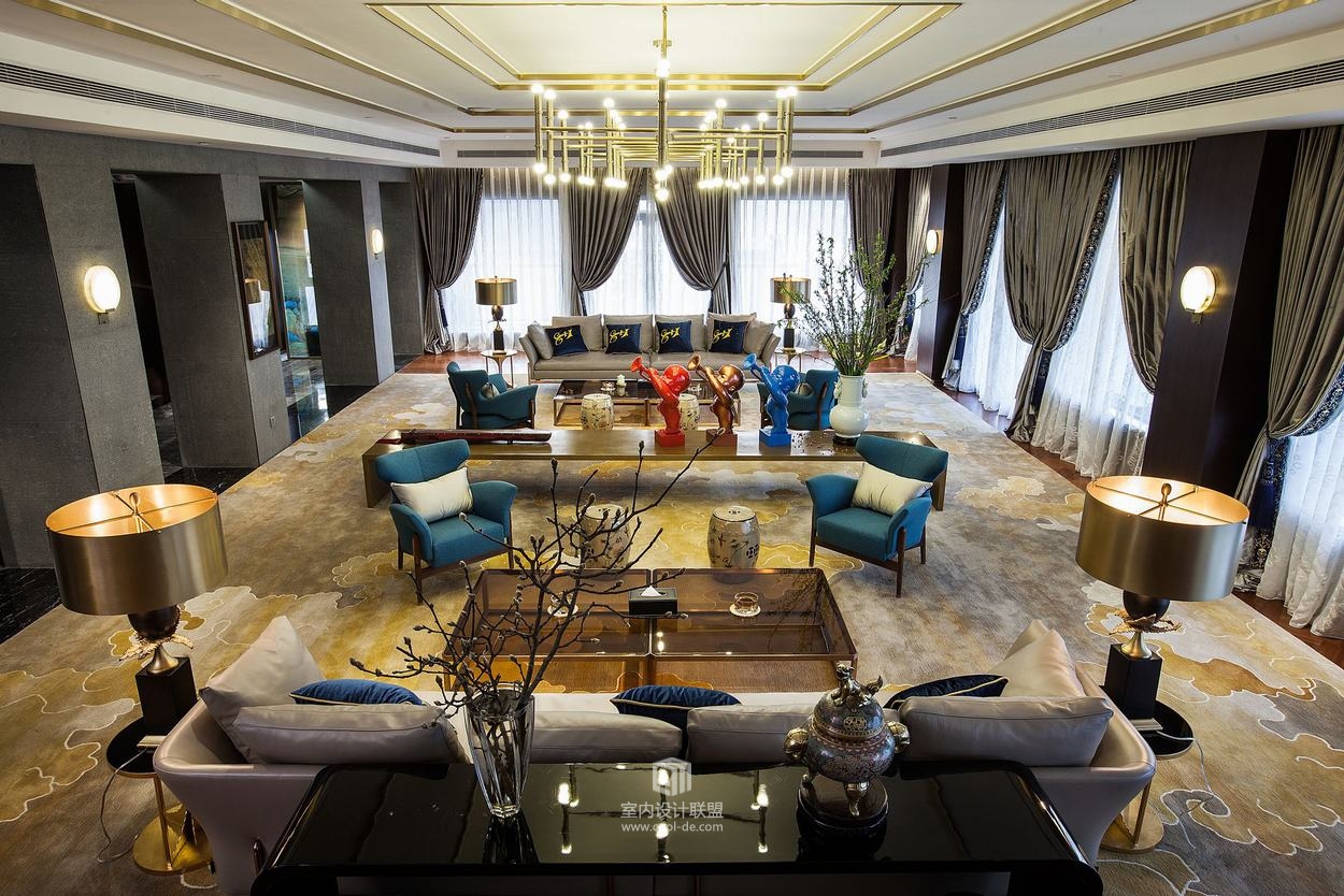 玉鸾空间设计--大银幕（会所软装设计）-2