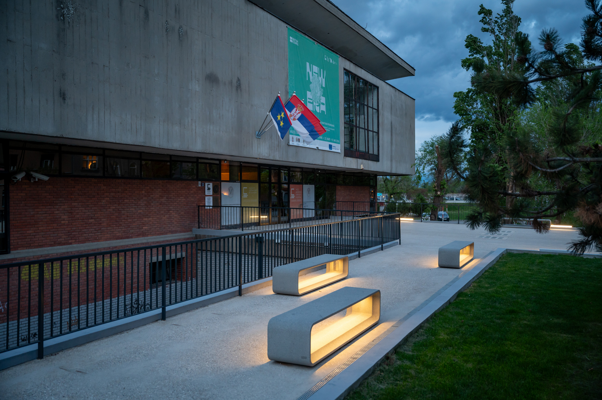 Vojvodina当代艺术博物馆前高原翻新丨DBA doo-19