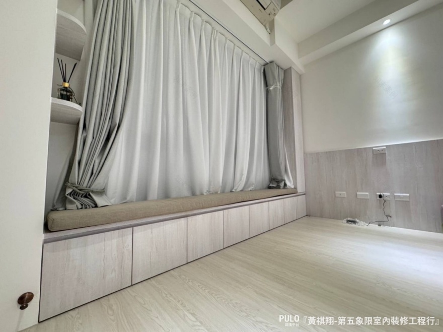 SPC石塑地板高雄21坪中古屋装潢项目丨中国高雄丨第五象限室内装修工程行-18