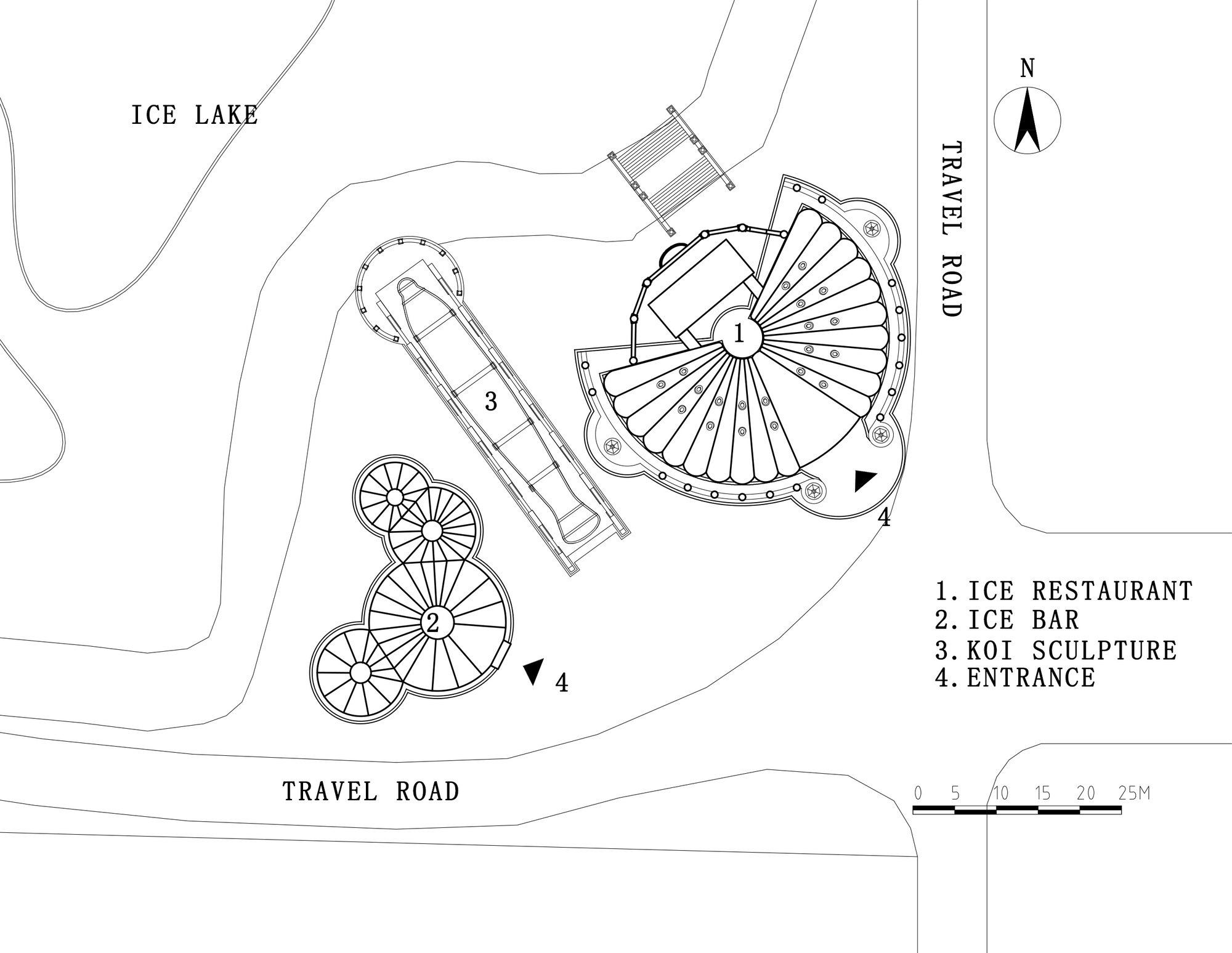 Ice Restaurant, The 21st ICE& SNOW WORLD / International Ice Snow Architecture Innovation Research Center + Architecture School, Harbin Institute of Technology-43