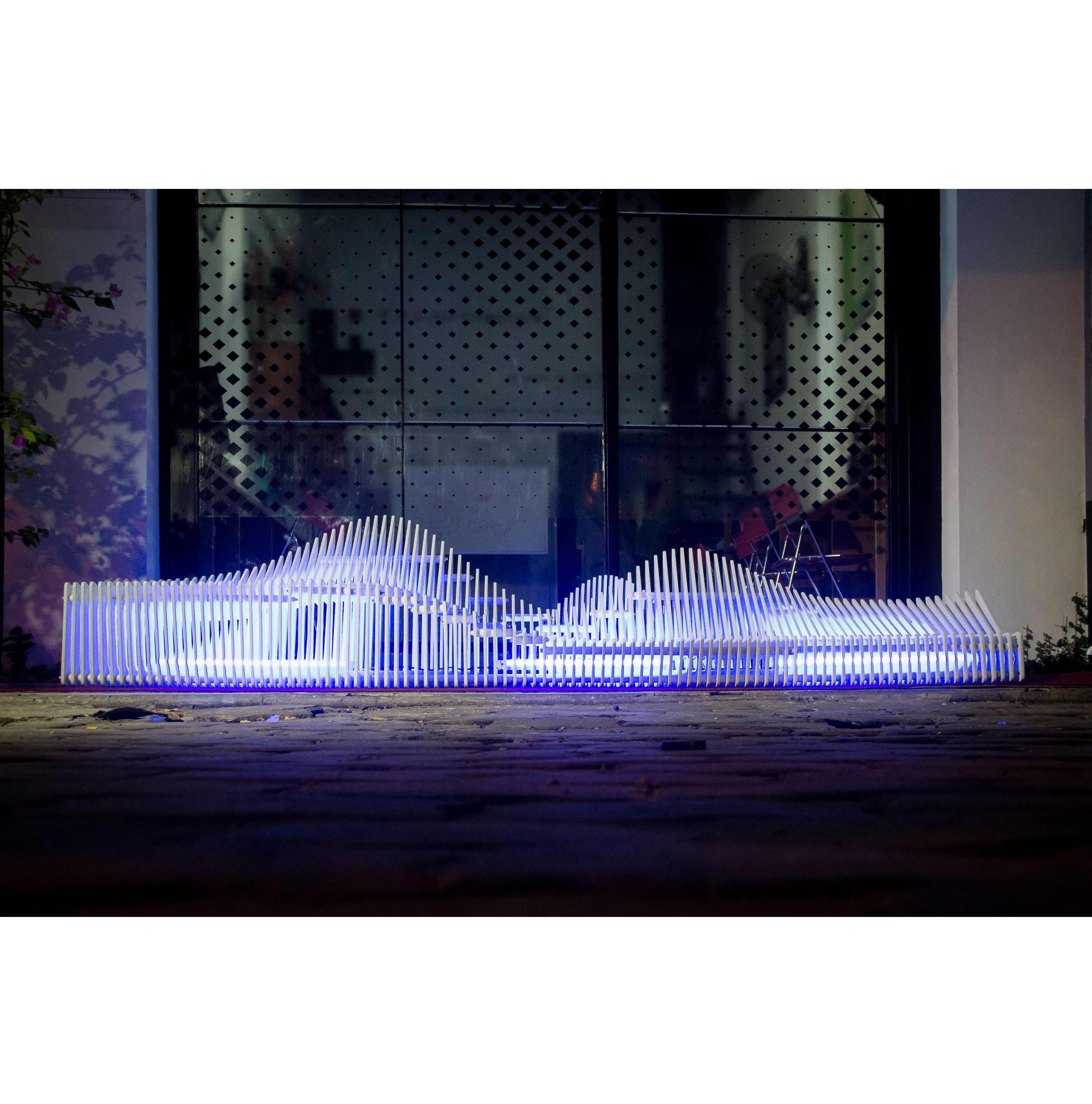 参数化长椅丨越南丨Vo Huu Linh Architects-9