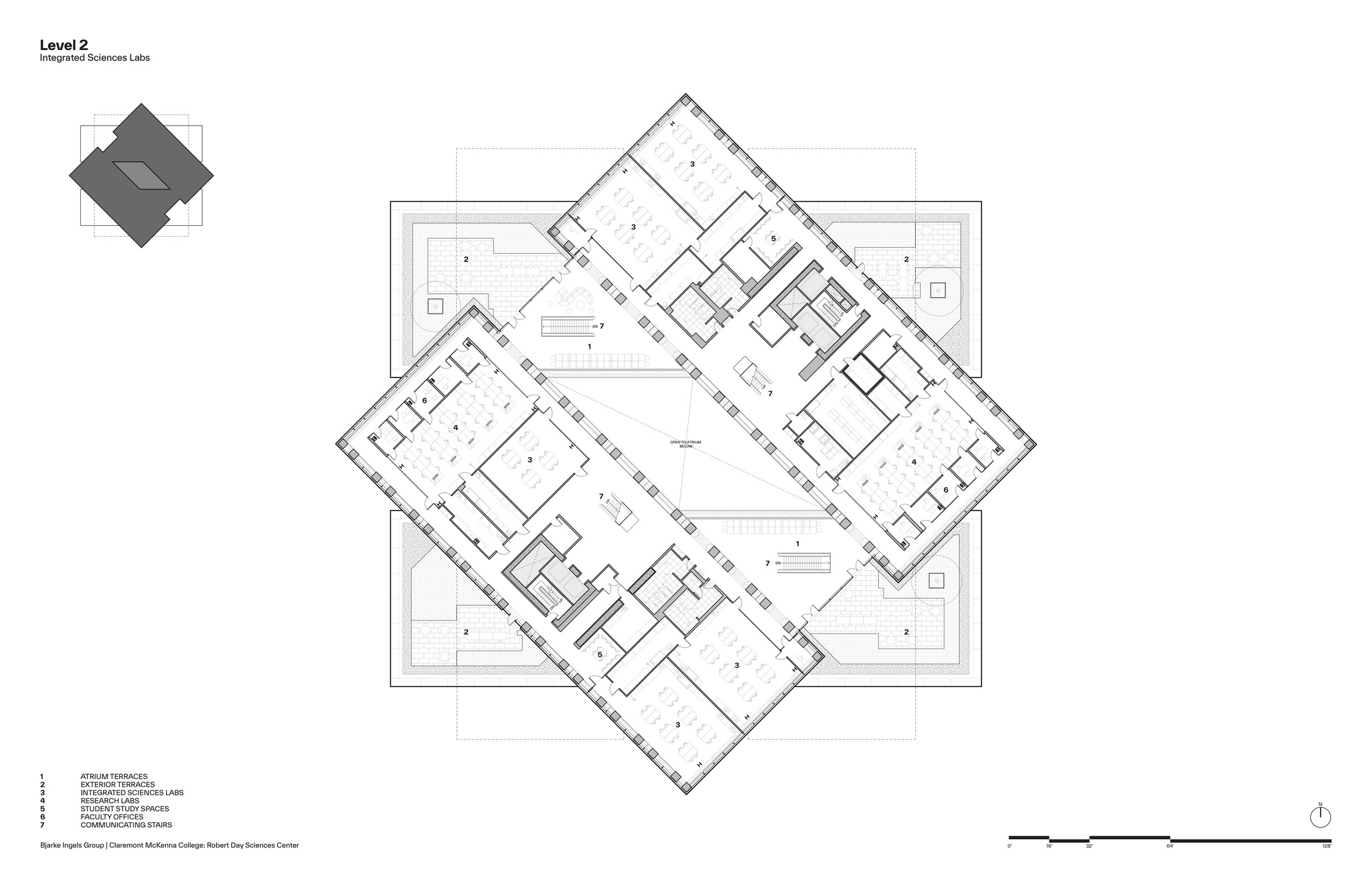 Claremont McKenna College Robert Day Sciences Center / BIG-72