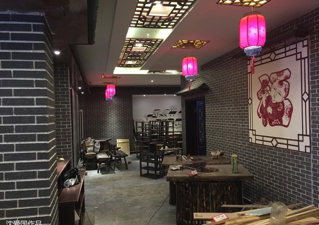 大宅门重庆风格老火锅店 | 中式风情演绎红火热辣-13