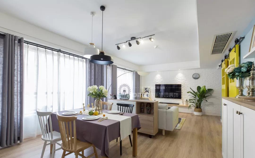 欢乐佳园装饰|| 蓝墙黛瓦,暖意生活北欧风-19