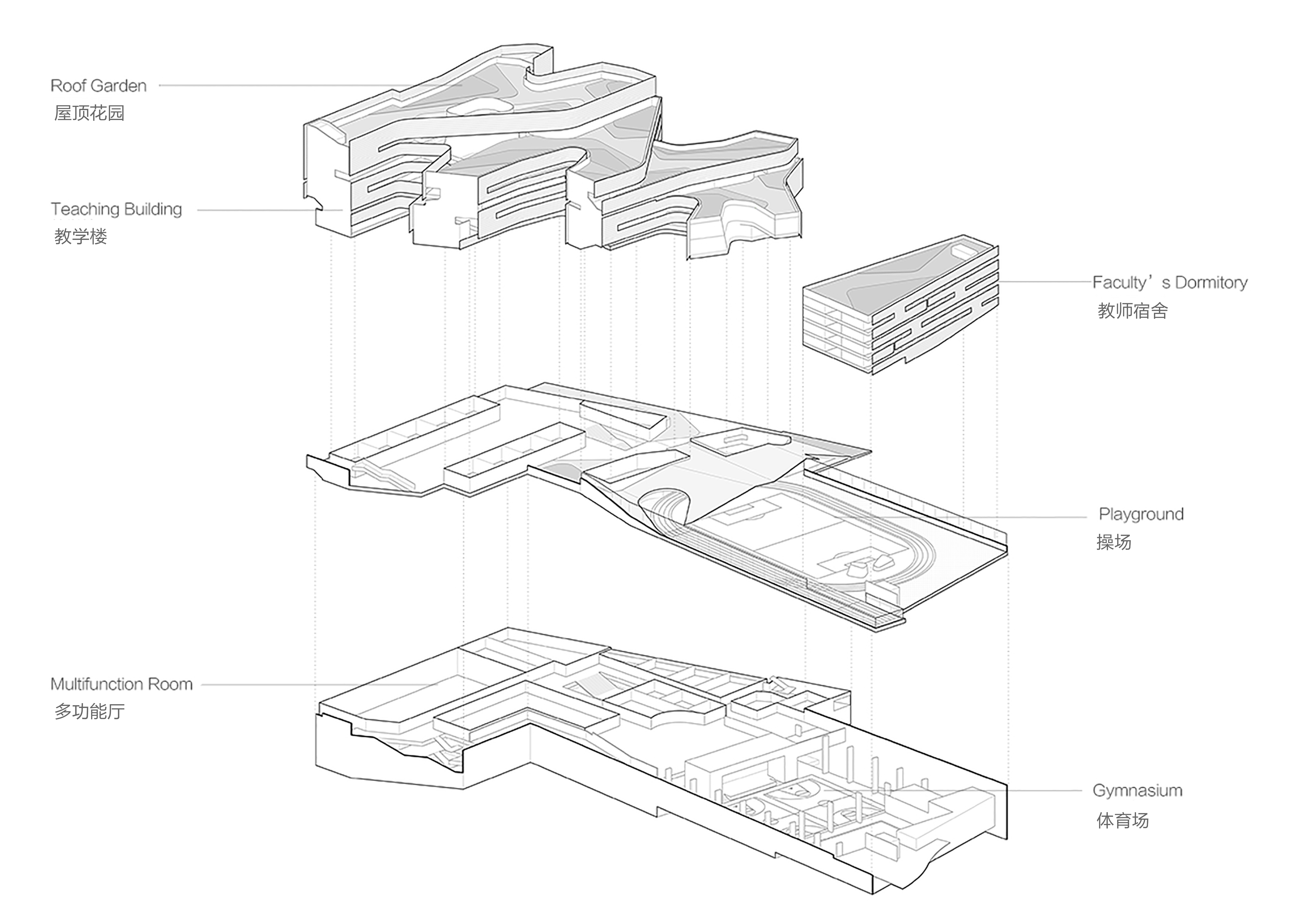 在建方案 | 城市里的梯田校园：深圳翠竹外国语学校 / Link-Arc建筑事务所-19