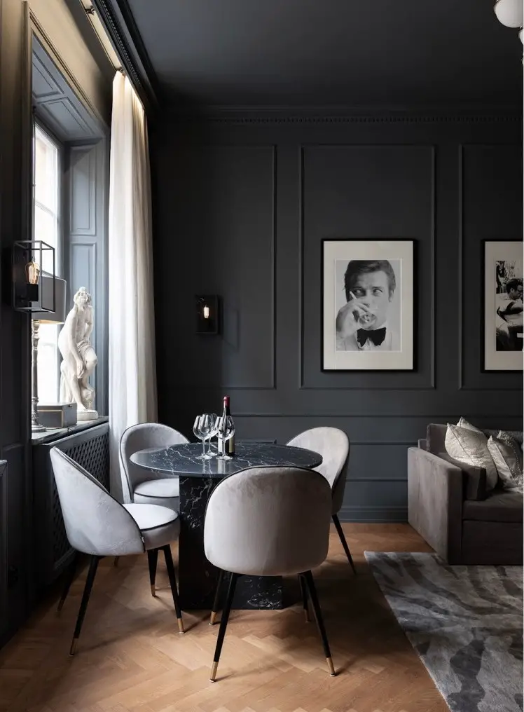 56 平米全黑公寓，颠覆你的想象-7