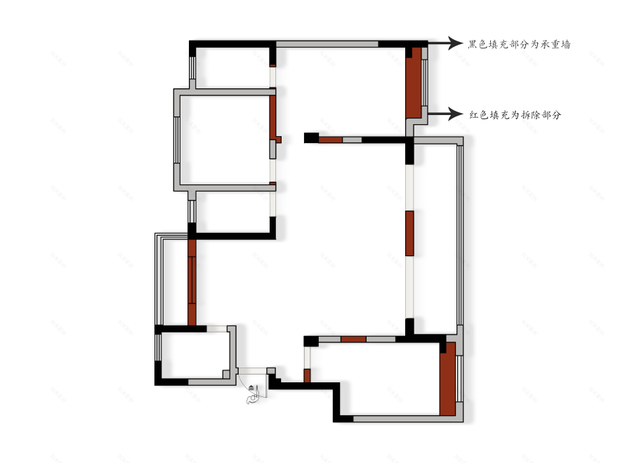 140㎡现代简约婚房设计-37