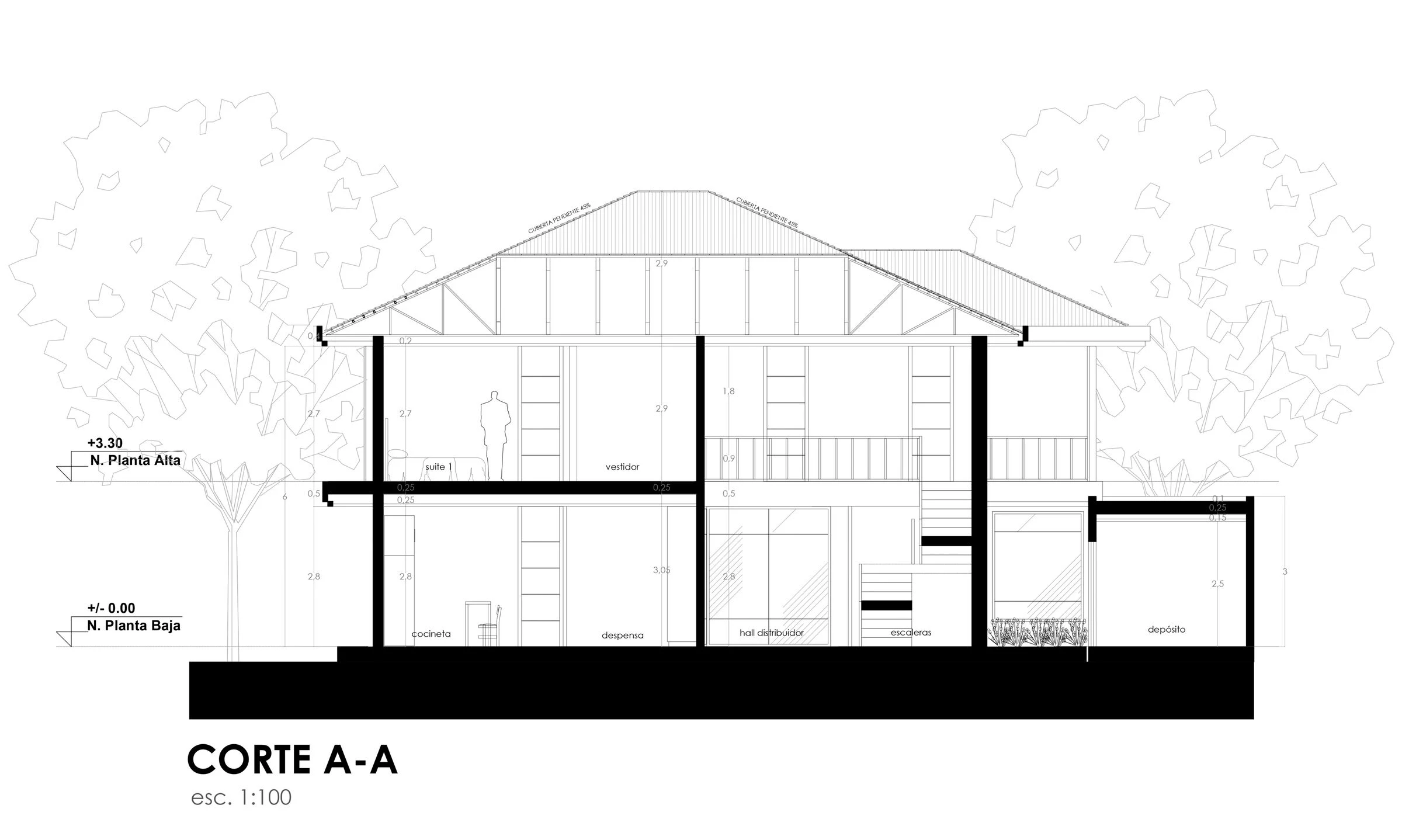 森内斯宅邸丨BoliviaSanta Cruz丨Chain Studio Arquitectos-22