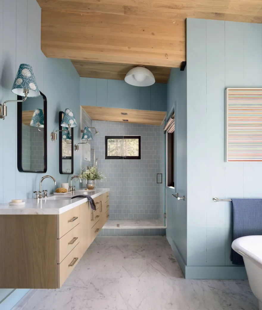 现代滑雪木屋丨Ann Lowengart Interiors-54