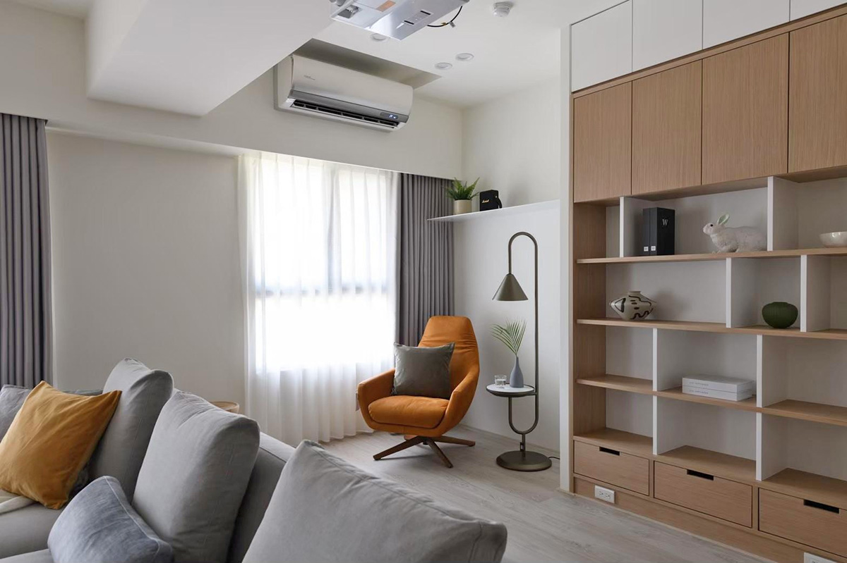 家装设计案例鉴赏——日系清新无印风简约小窝-12