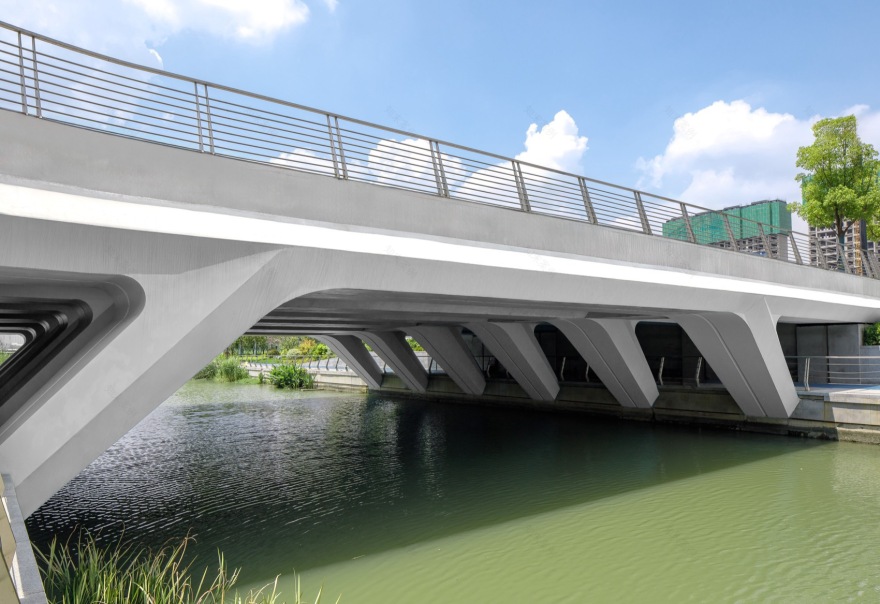 南京南部新城步行桥和车行桥丨中国南京丨NAN 建筑事务所+和作结构建筑研究所-35
