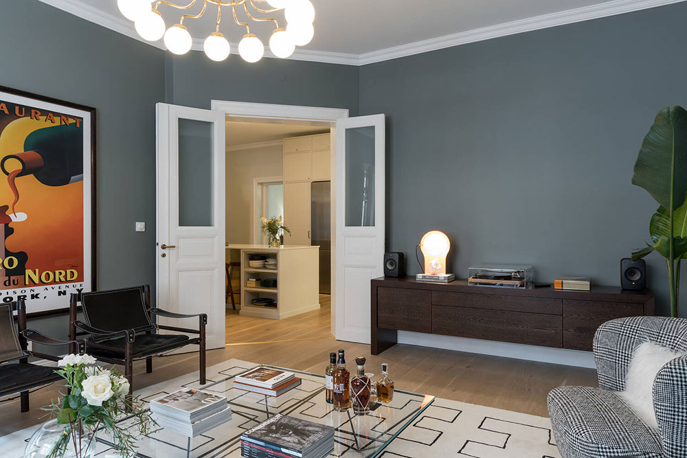 斯德哥尔摩活力橙公寓，复古风情的时尚空间-4