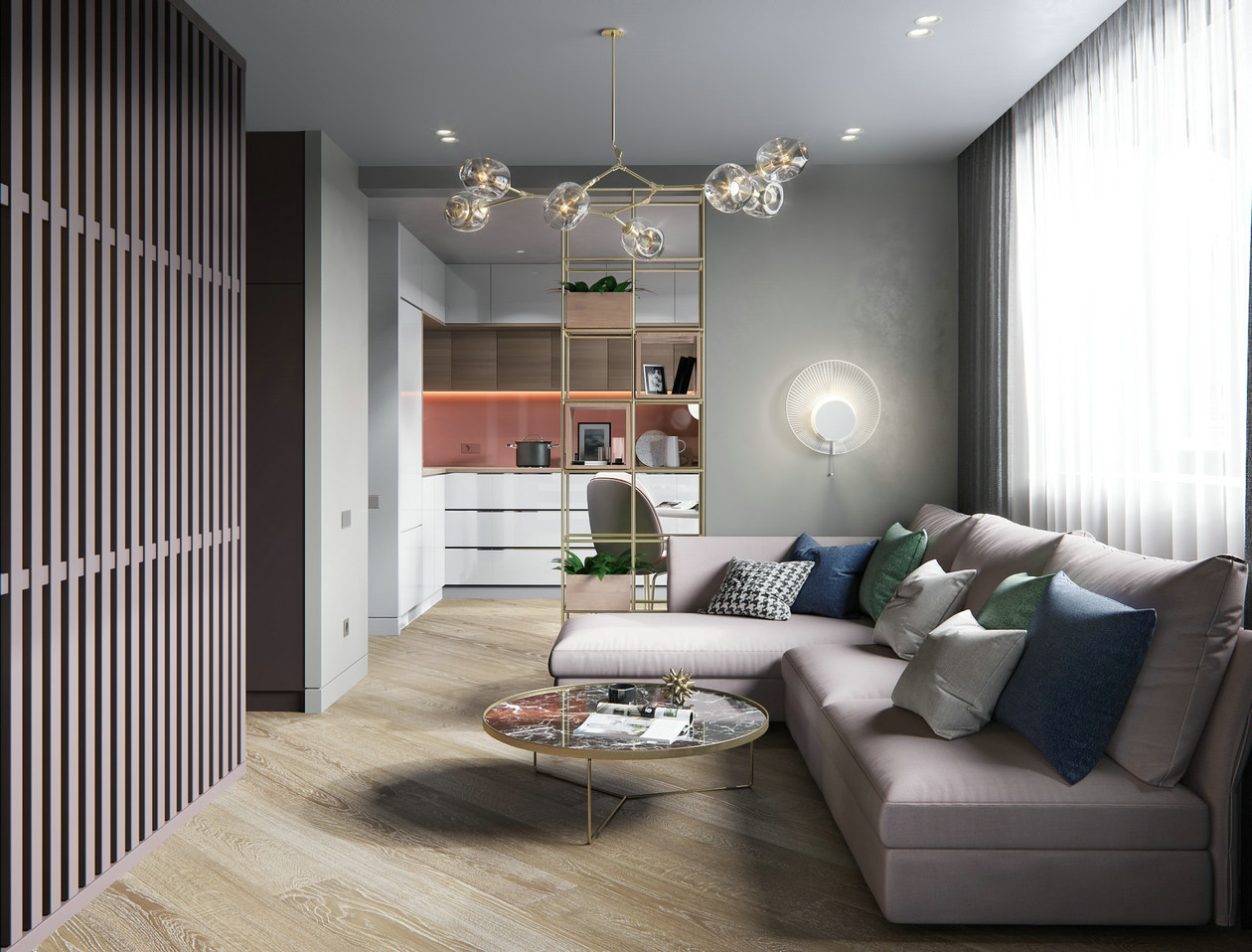 温和混色 · 国外小公寓设计-2