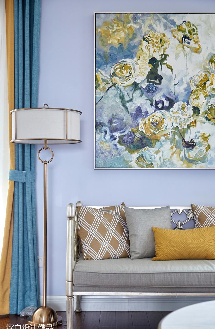 平层丨【深白设计 】美国蝶梦-11