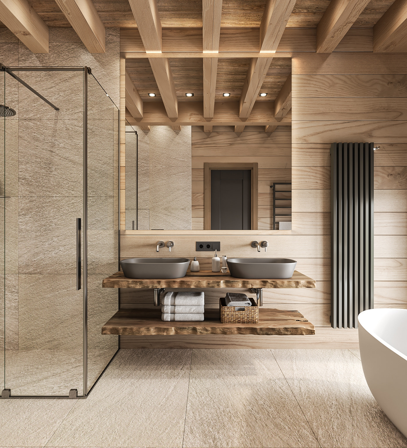 200平 木质简约别墅设计-25