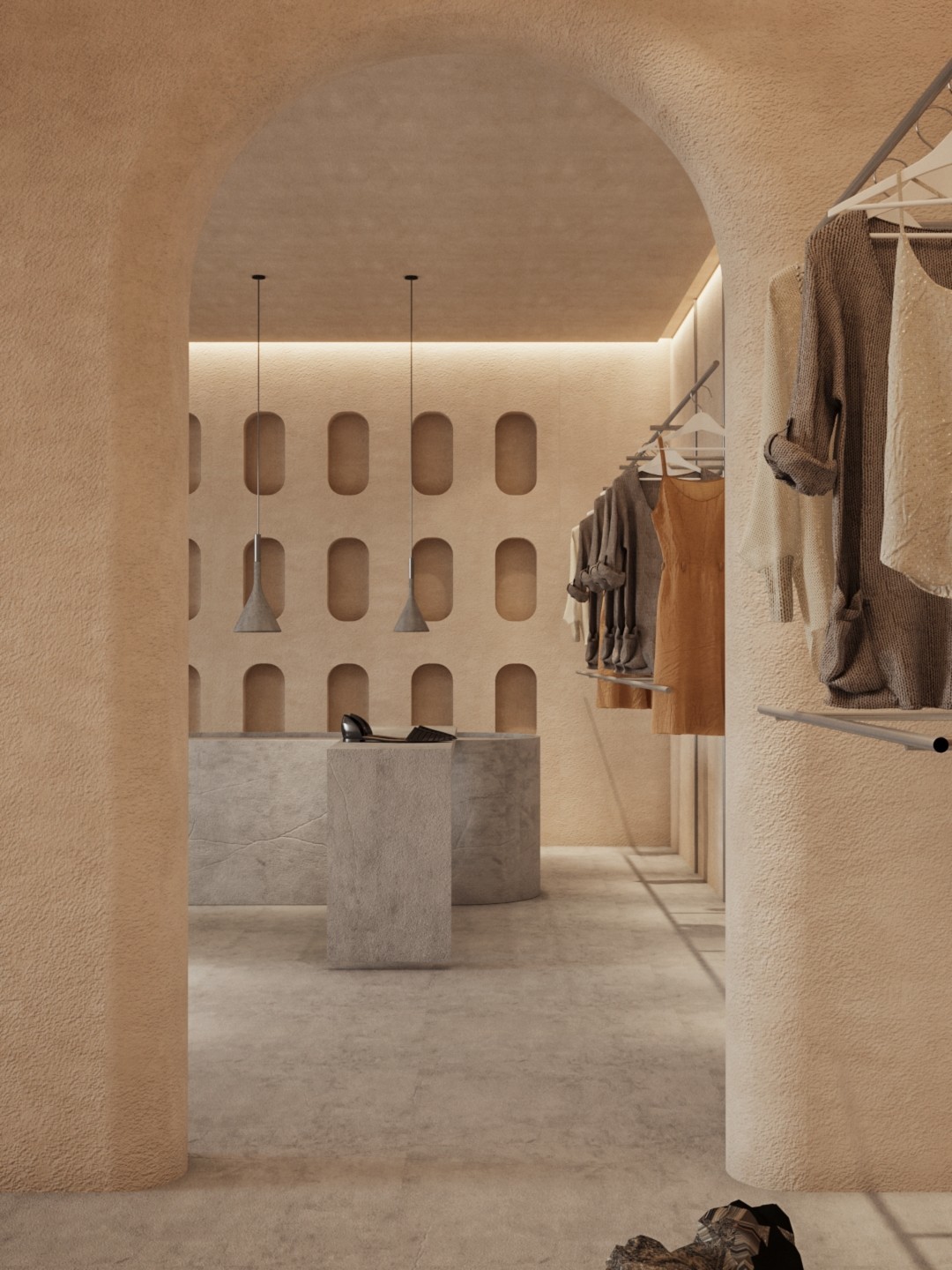 岁月痕迹的赞美 · 质朴淡泊的服装店设计-8