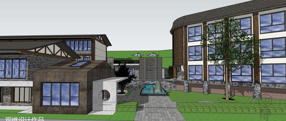 融合原木与现代的民宿改造设计-8