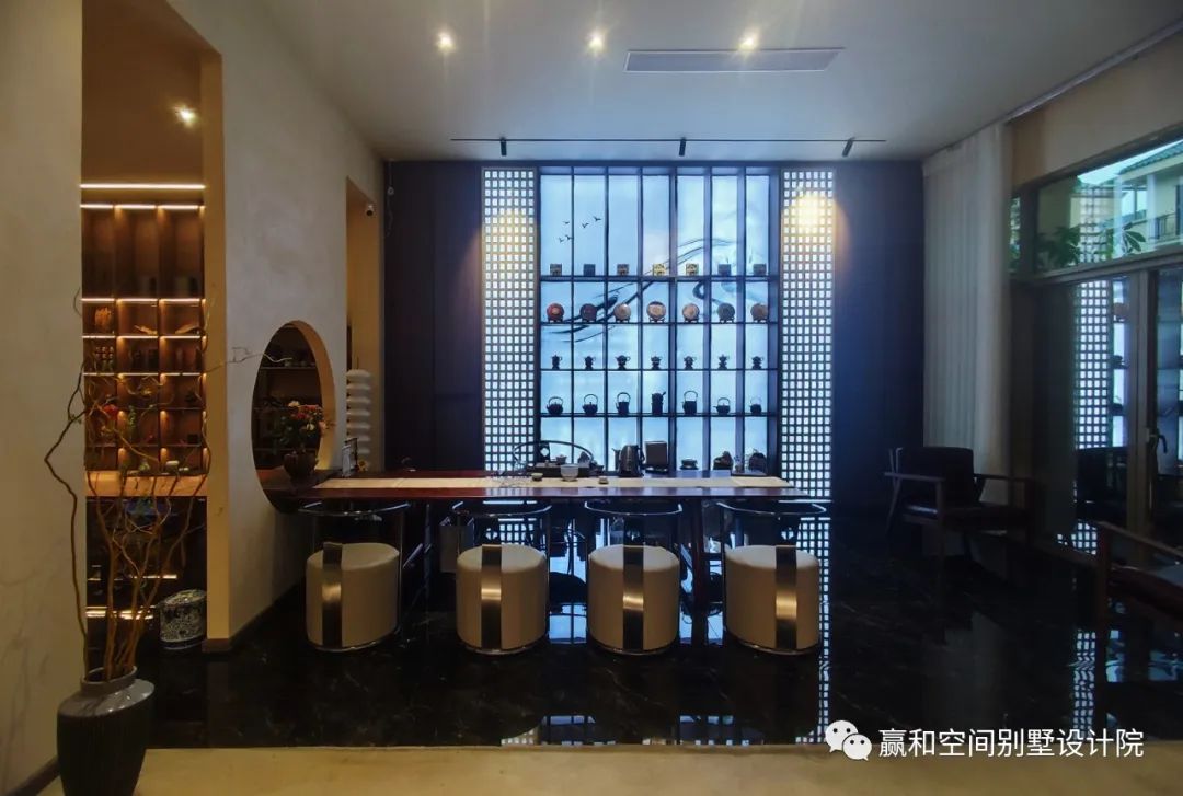 公园大地新东方美学茶室丨赢和空间-16