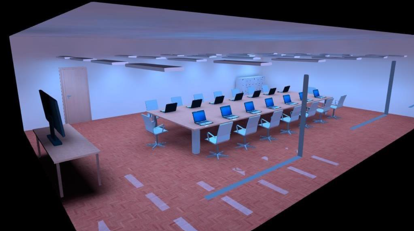 Meeting room Lighting Calculation Using Dialux-8