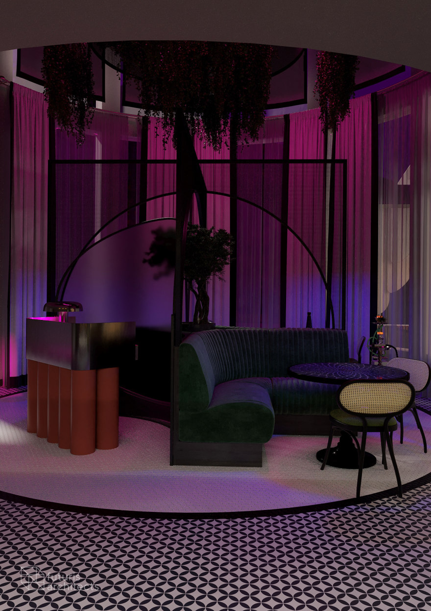 水烟吧丨美国洛杉矶丨Futuris Architects-11