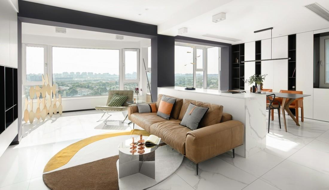 极简温暖的空中别墅设计-0