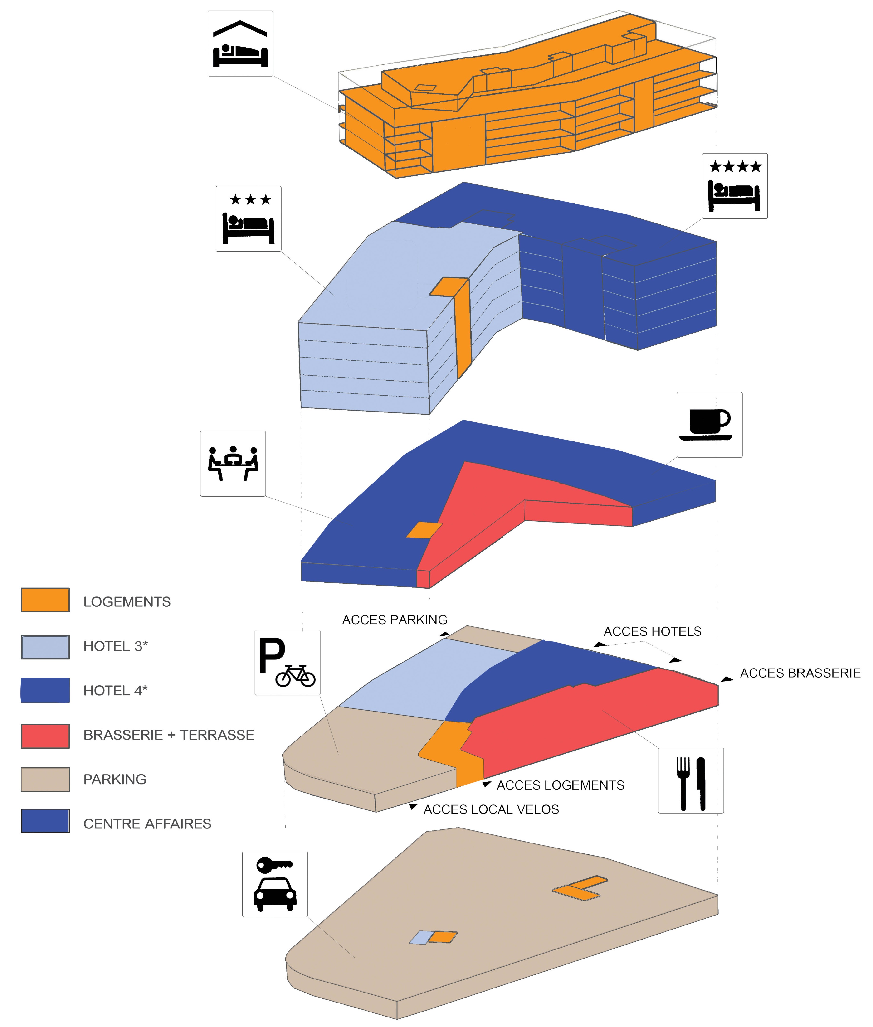 贝洛阿酒店 · 三维折叠的共享城市空间-37