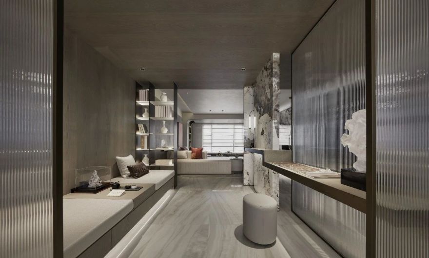 枫华金明府 156㎡极简宋风样板间丨中国开封丨上海筑详建筑装饰设计有限公司-30