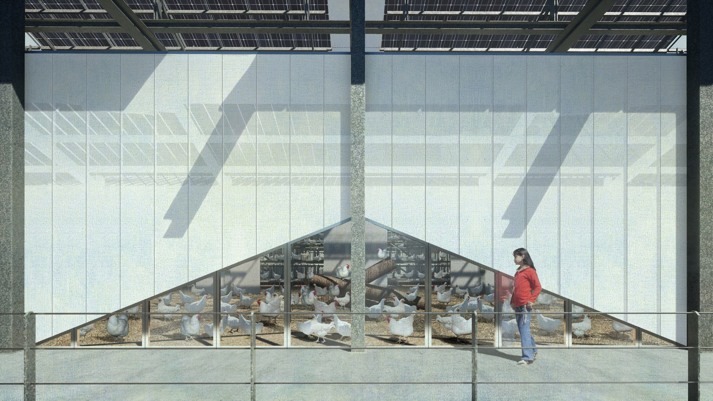 金匠设计都市漂浮鸡场 创新垂直农业模式-7