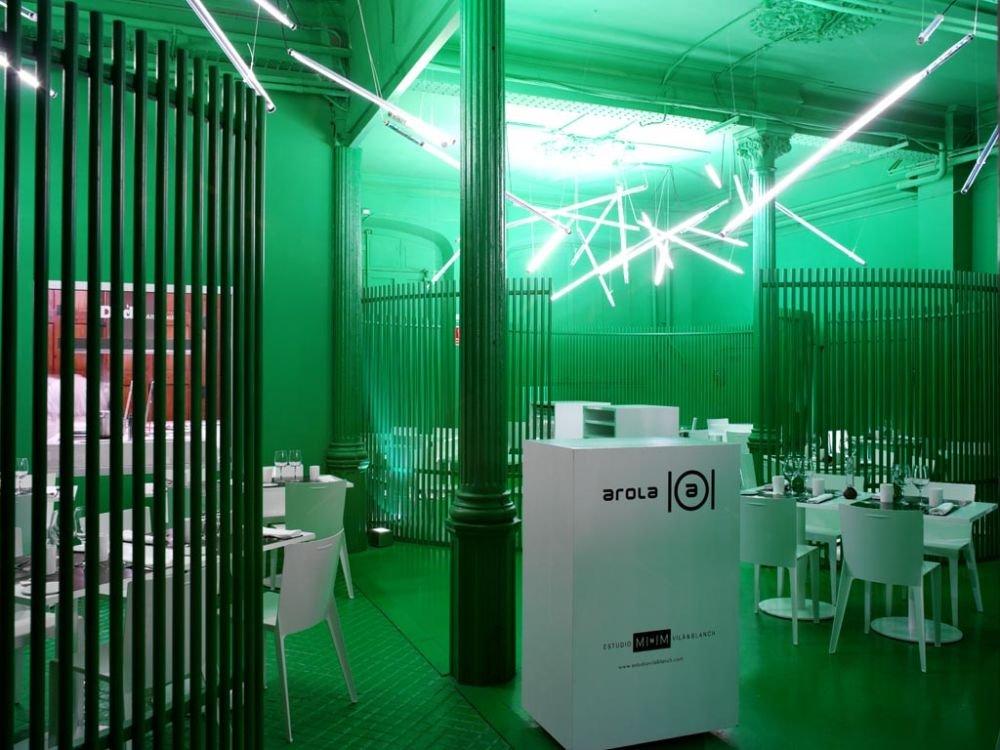 Restaurant Arola-Samsung a Casa Decor | vilablanch. Estudi d'arquitectura interior a Barcelona. Projectes de restauració, clau en mà i per a promotores.-36