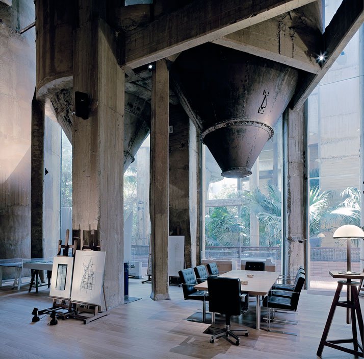 A former Cement Factory is now the workspace and residence of Ricardo Bofill-5