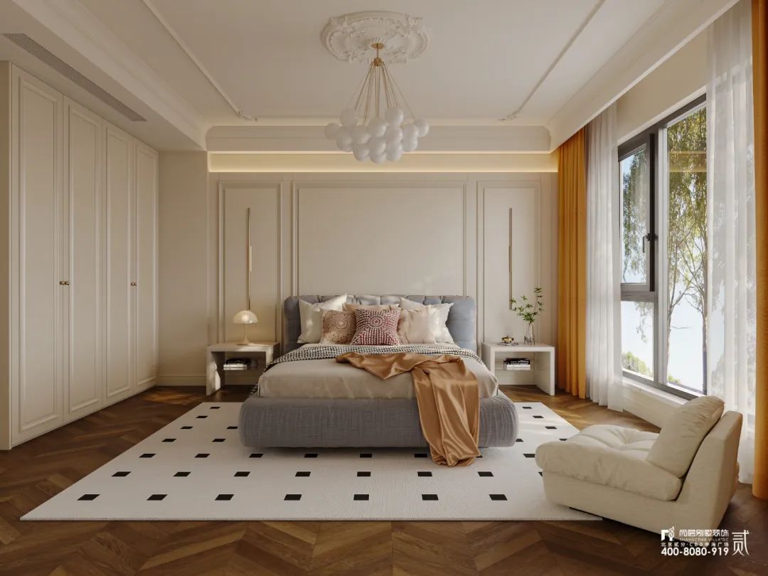 尚层作品 | 760㎡鲁能钓鱼台美高梅，现代法式的色彩碰撞，独一无二的家居氛围！-16