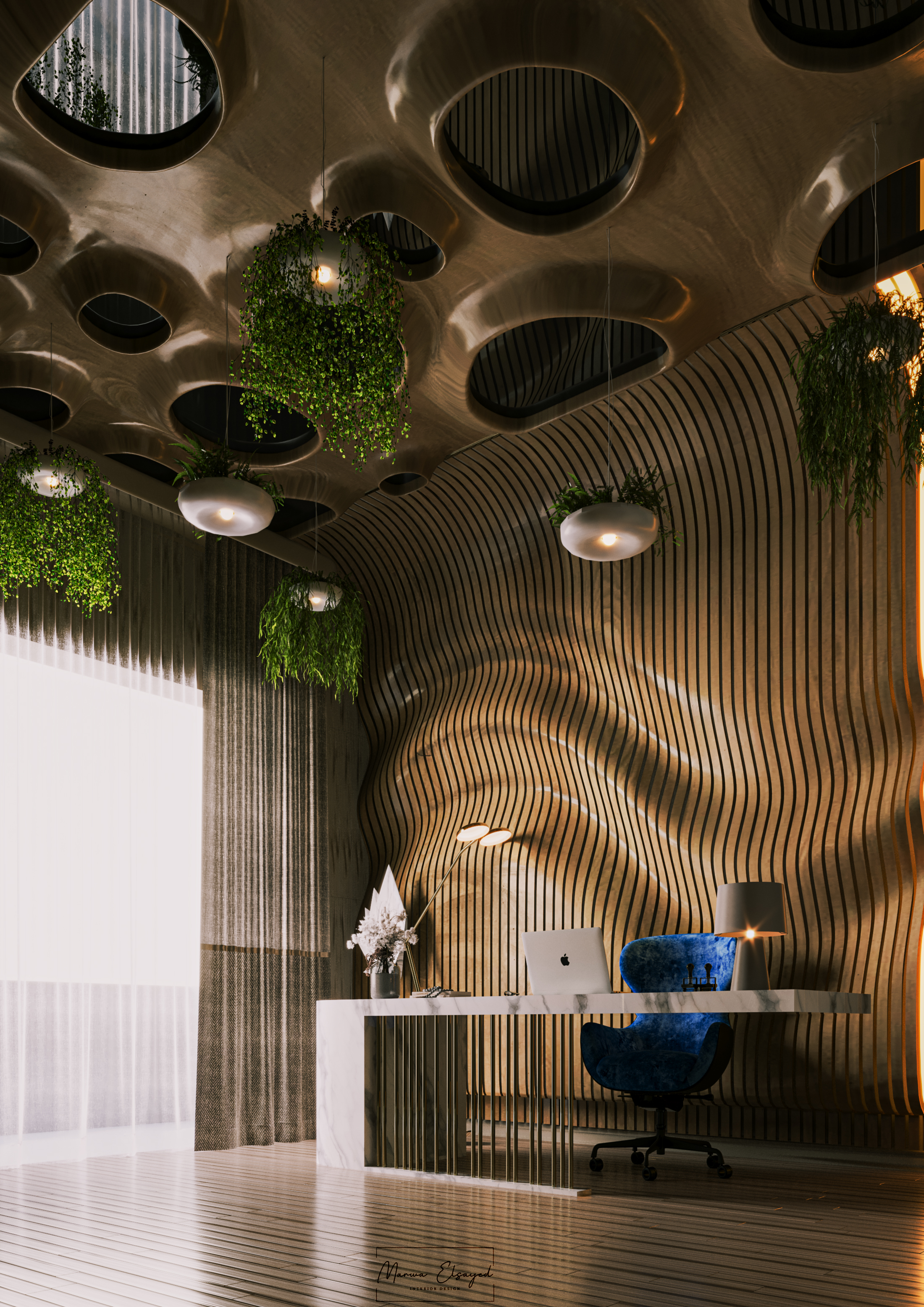 办公室设计模拟及办公场景模拟-1