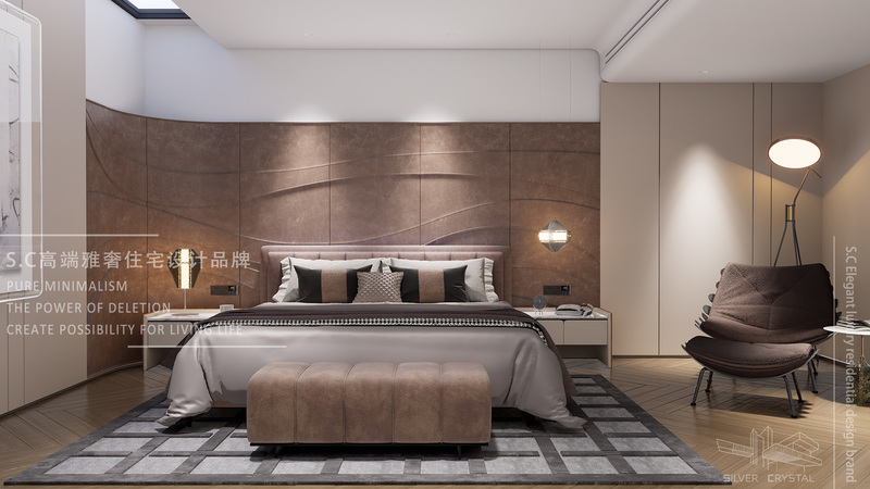 美林湖冯府壹号楼 鱼骨设计诠释极简奢华-11