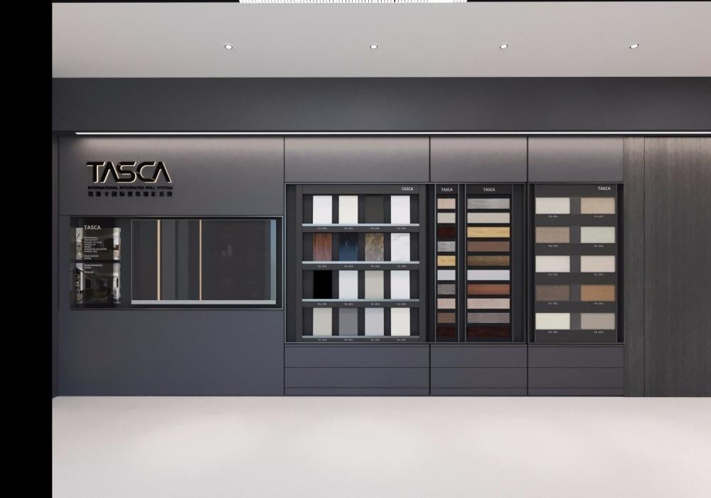 塔斯卡国际整装 | 别墅级客厅设计，材料展示区的精致魅力-14