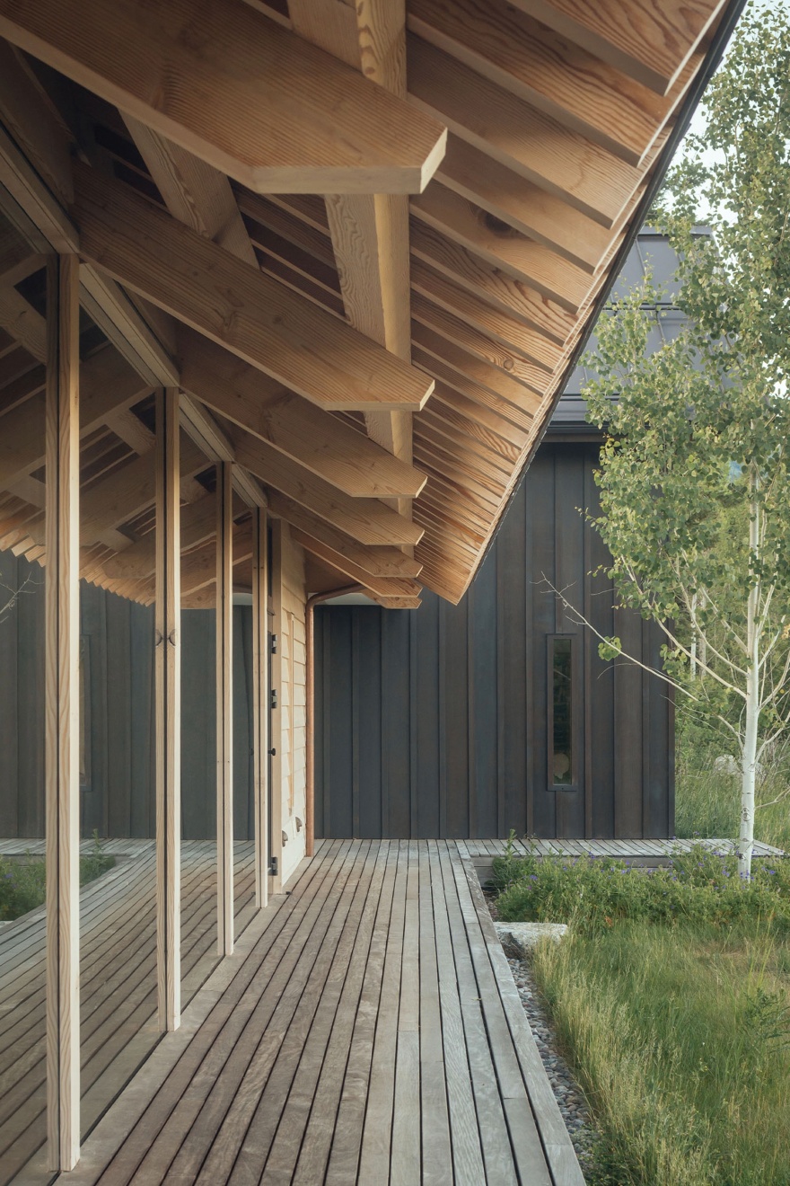 Snake River Cabin住宅丨美国怀俄明丨McLean Quinlan-12